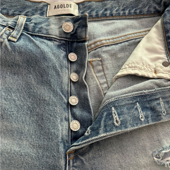 Agolde Parker Cutoff Shorts, size 28 - Picture 4 of 8